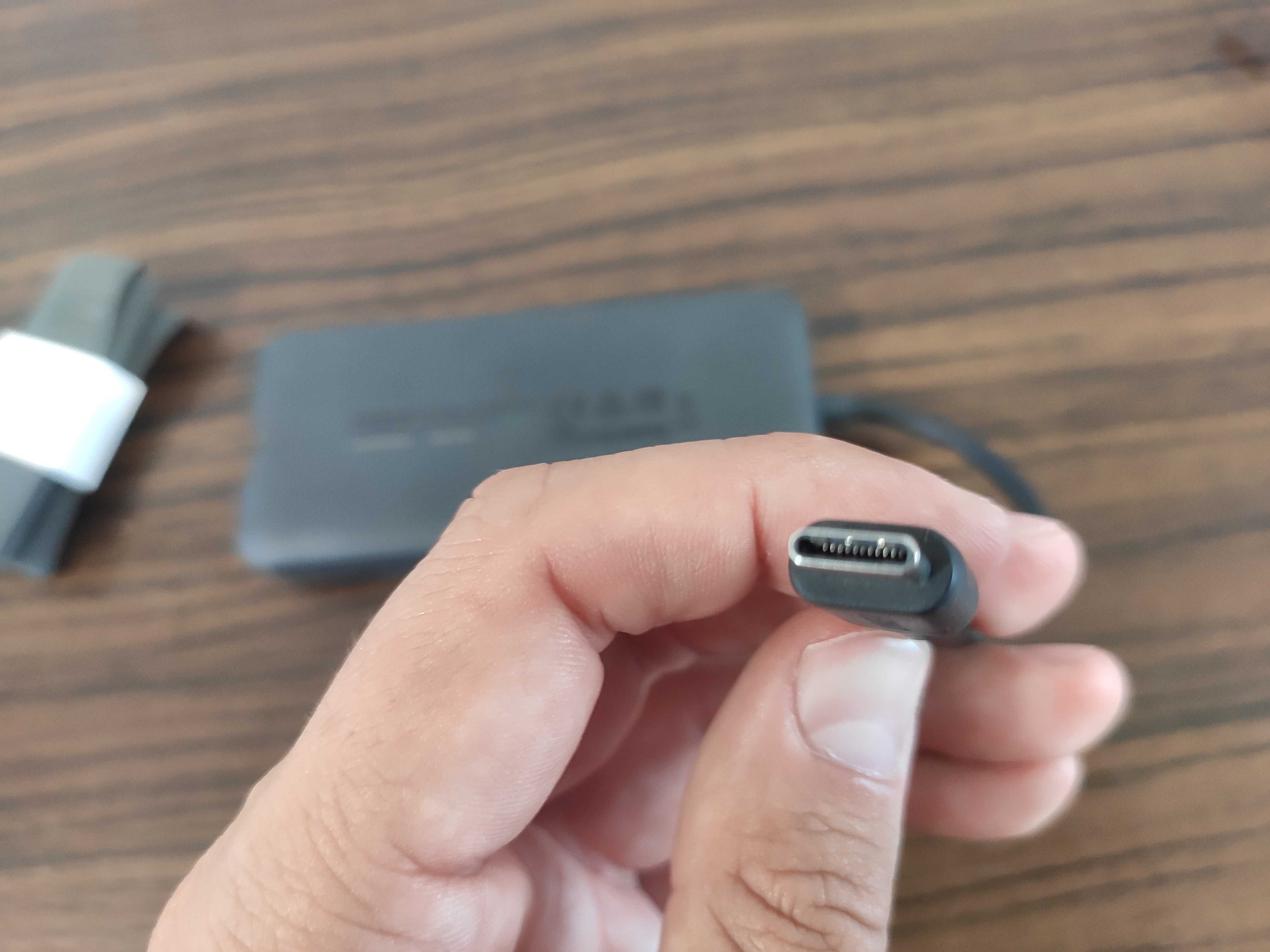 Hub USB Anker 8w1 USB-C RJ45 USB HDMI outlet