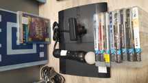 Konsola Sony Playstation 3 SLIM CECH-4004A + ZESTAW MOVE + 9GIER