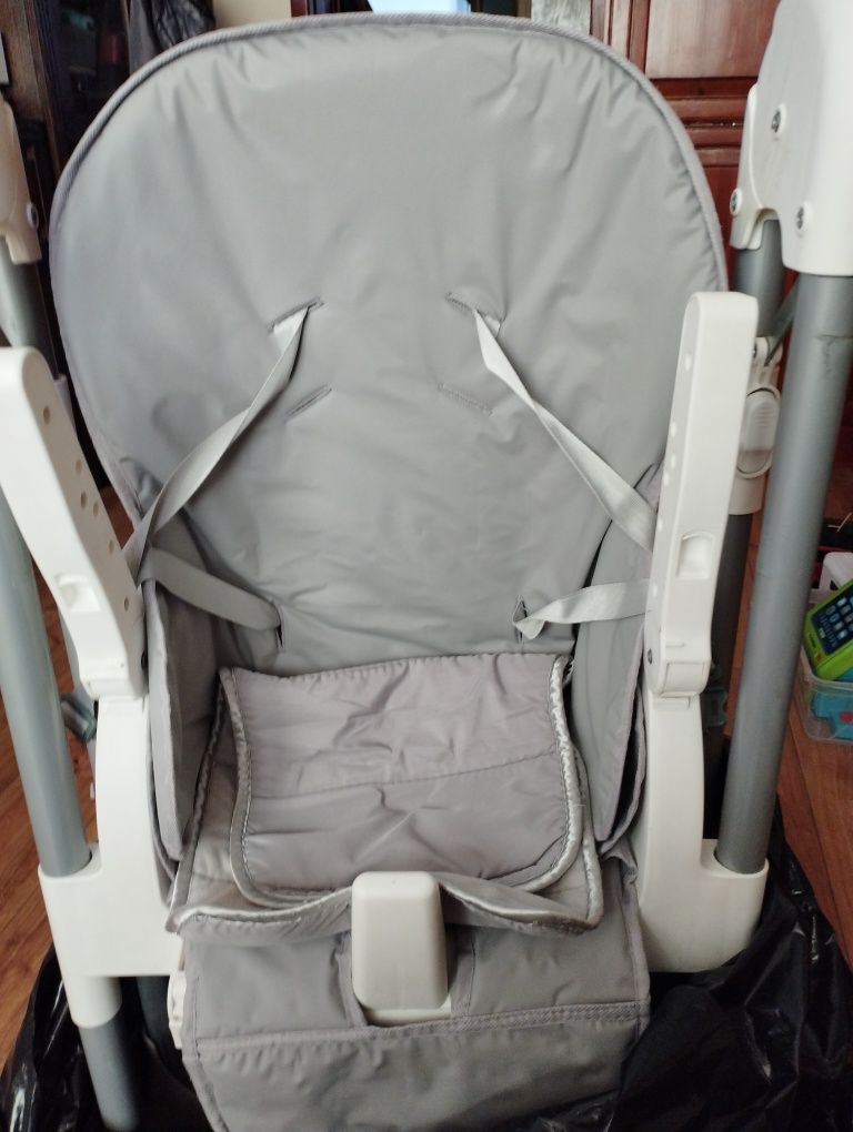 Krzesełko do karmienia baby hit niuni szare