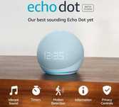Умная колонка echo dot 5 clock