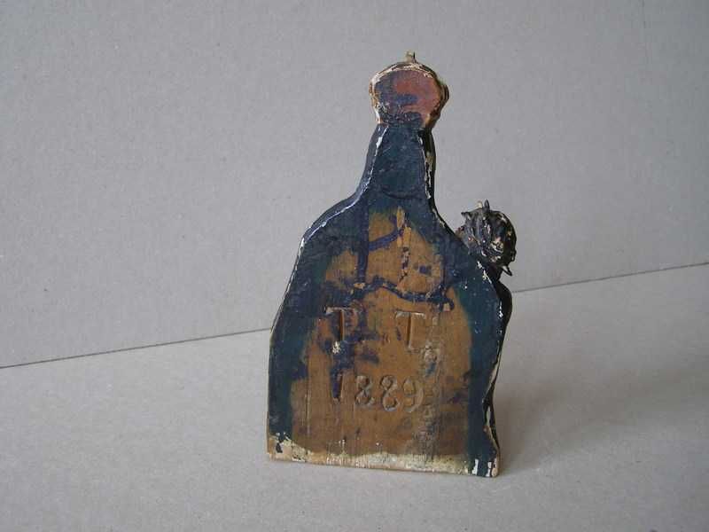 Pieta - rzezba drewniana , polichromowana XIXw.