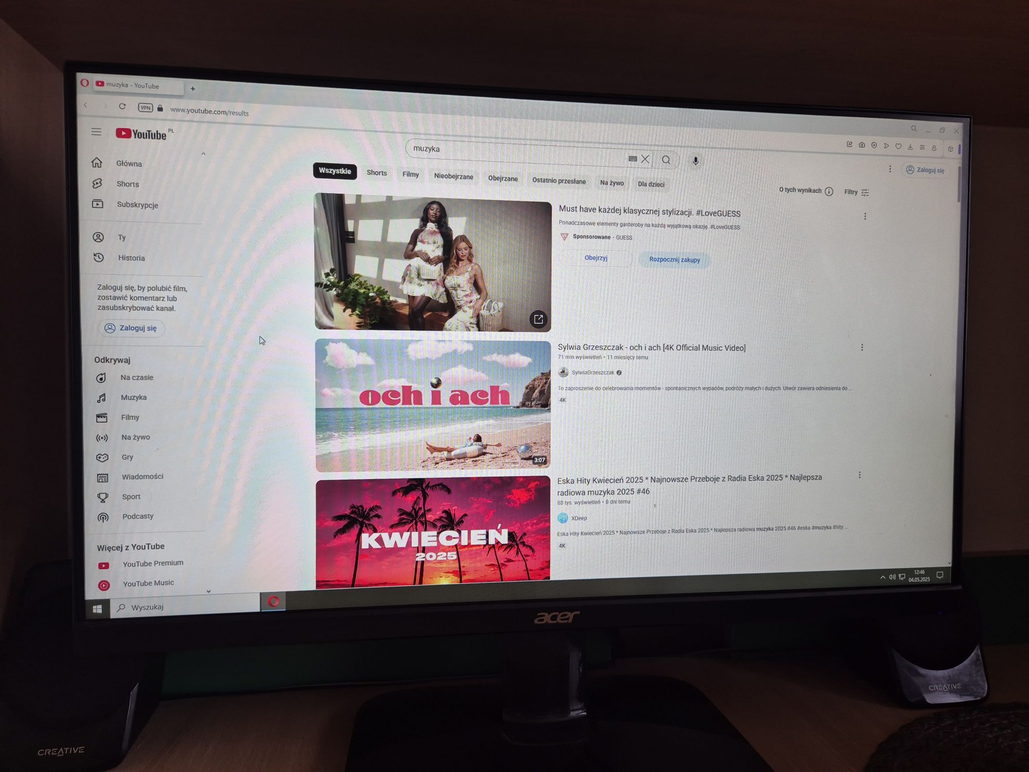 Komputer + monitor do gier i nauki
