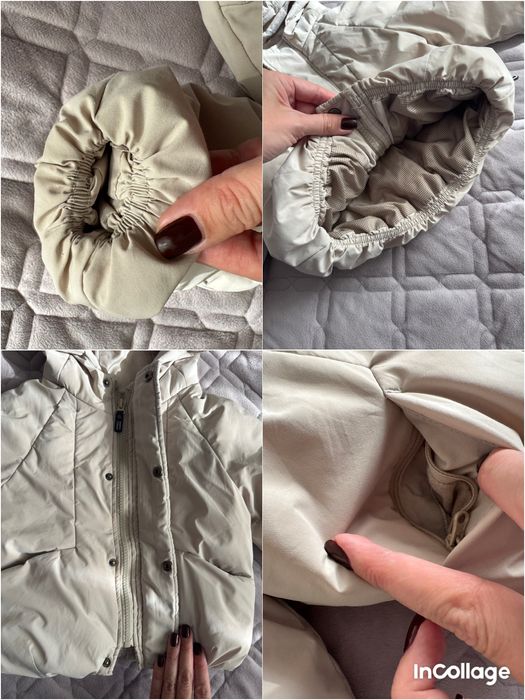 Зимова бежева курточка Zara 92р 18-24міс 1,5-2р дитяча