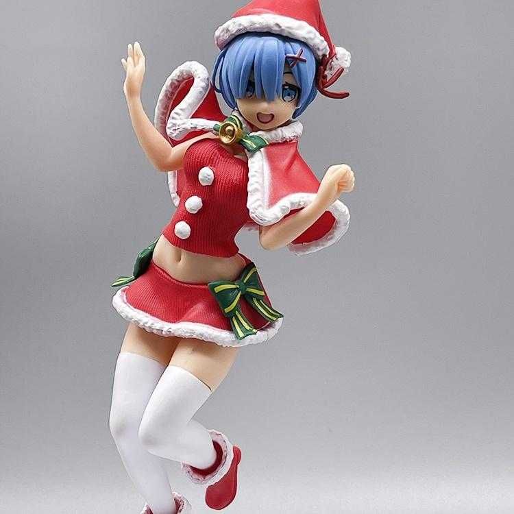 Аниме фигурка Рем новогодняя - Re Zero Rem Christmas - 22 см