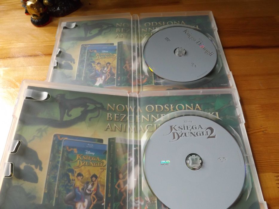 Księga Dżungli 1,2 Disney bajka dvd filmy
