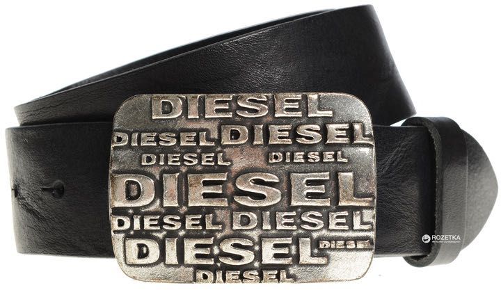Оригінальний вінтажний шкіряний ремінь diesel made in italy