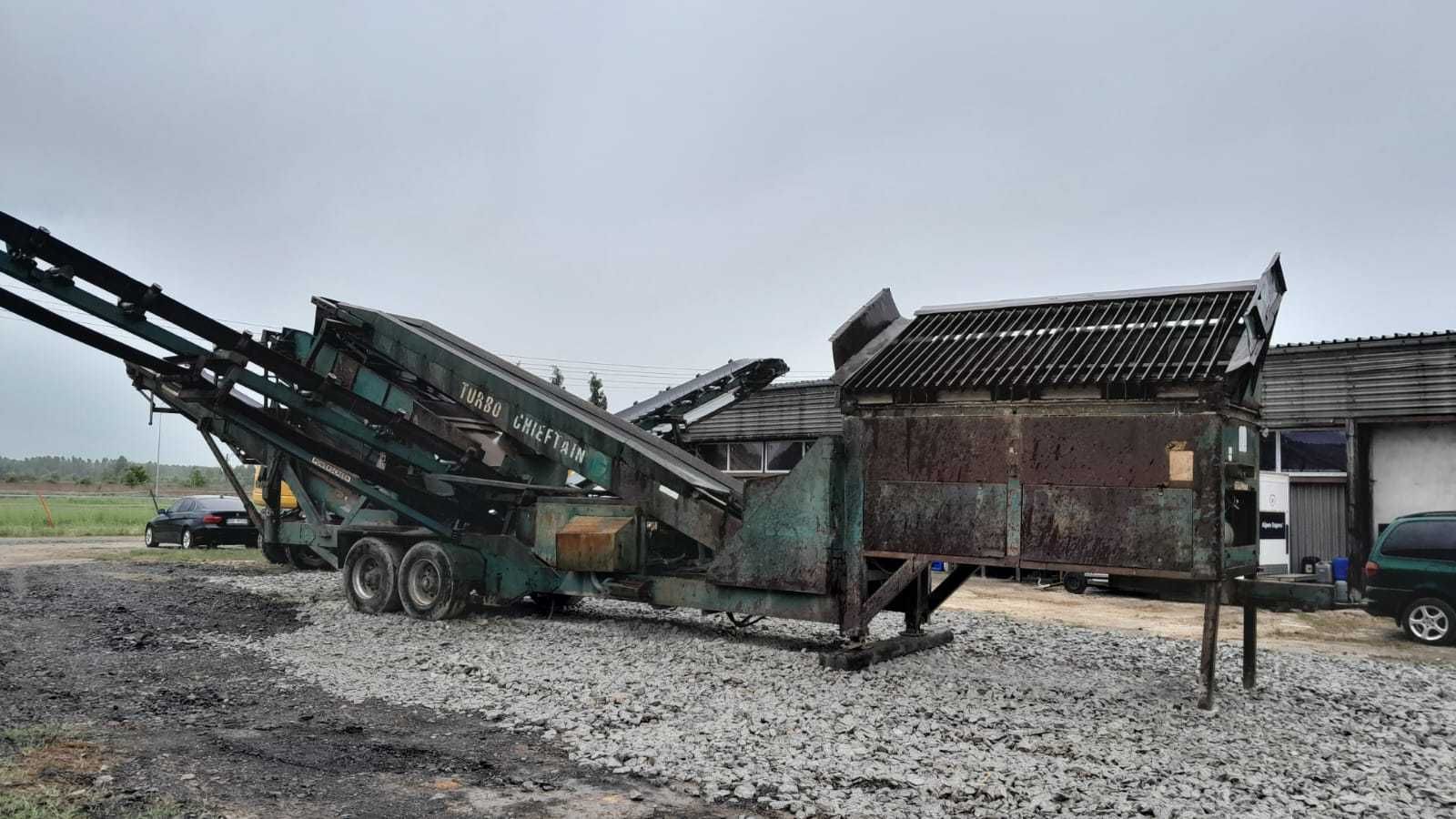 Przesiewacz Powerscreen  Chieftain 1200 na kołach , dodatkowe sita