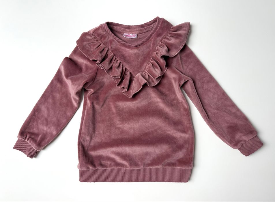 Piękna Bluza jesienna Welur 92 JESIEŃ