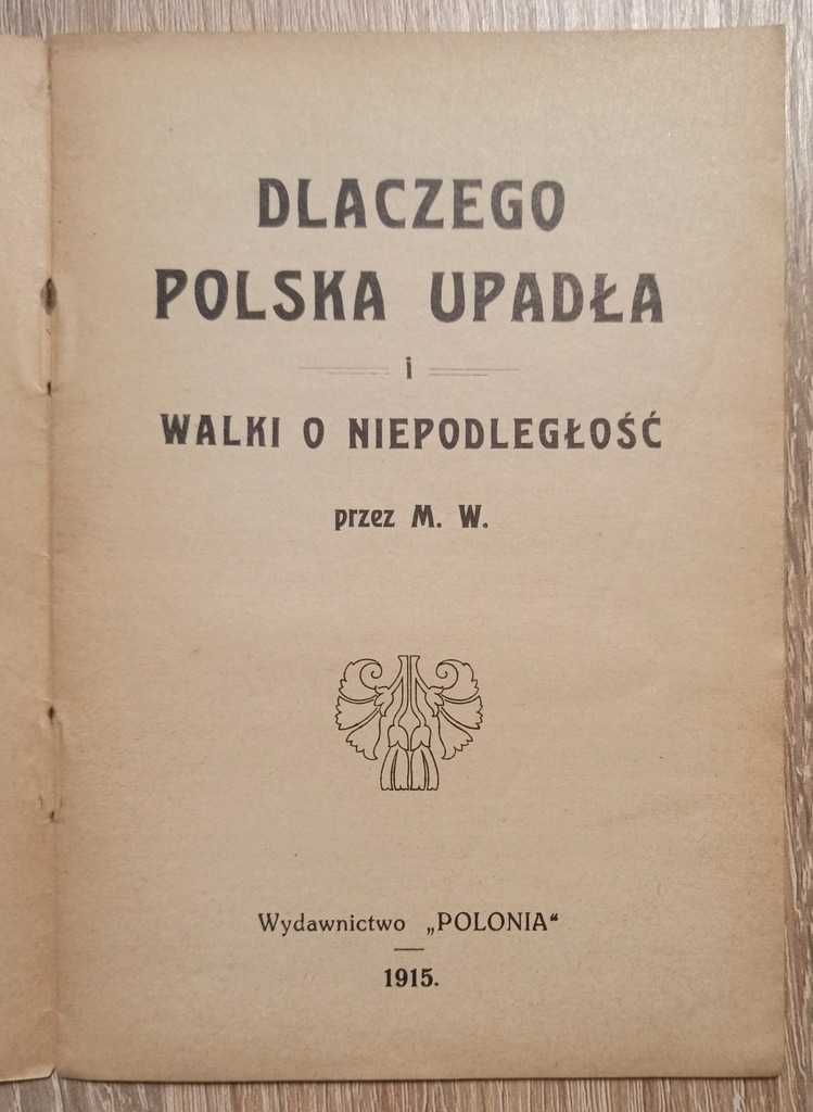 Polska Biblioteczka Narodowa nr 2, 3, 4, 9 1915r