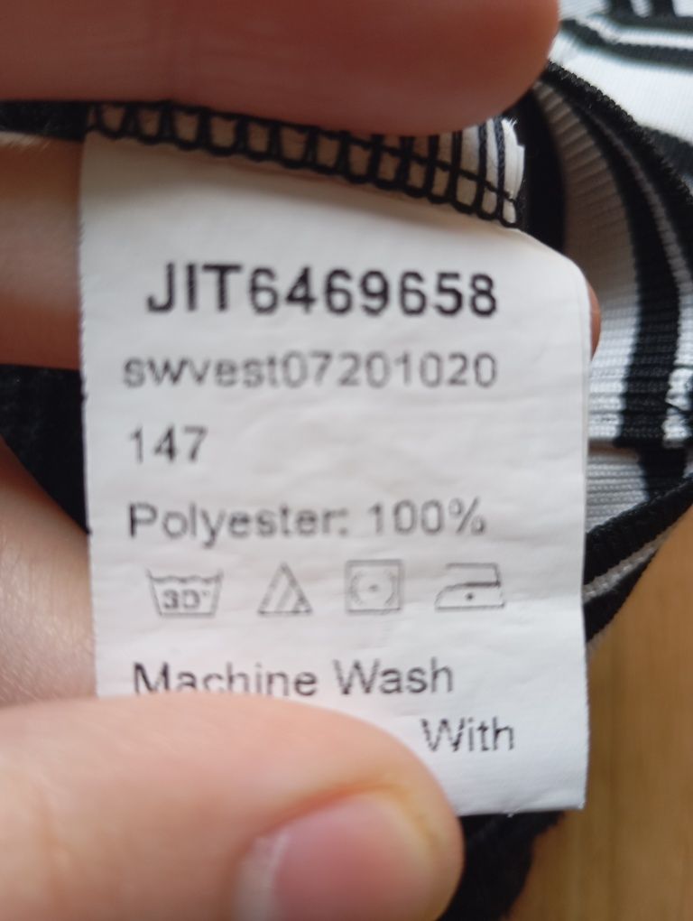 Czarny bezrękawnik Shine, rozmiar 36