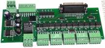 Интерфейсная плата ЧПУ(CNC) с опторазвязкой порта LPT на 5 осей