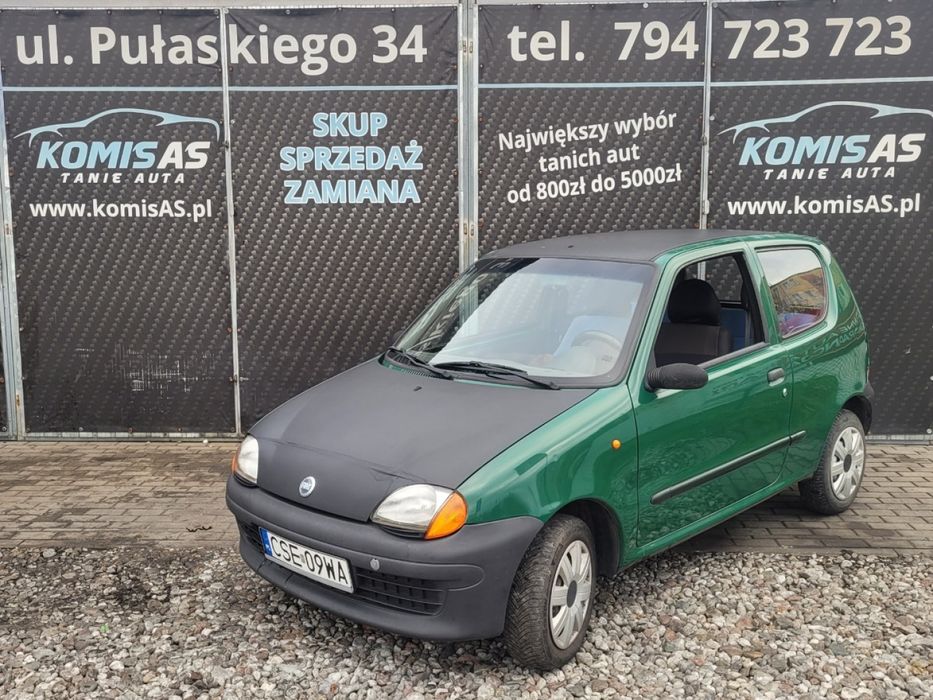 Fiat Seicento 0.9 benzyna 2001r * Proste Tanie Auto na dojazdy *
