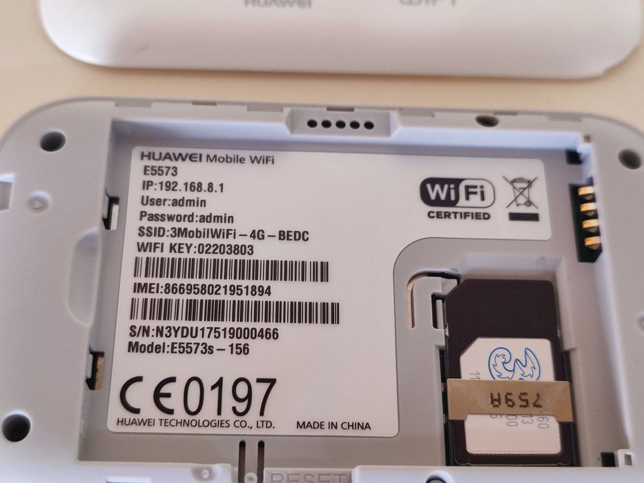 Huawei E5573s-156 Router 4G Hotspot