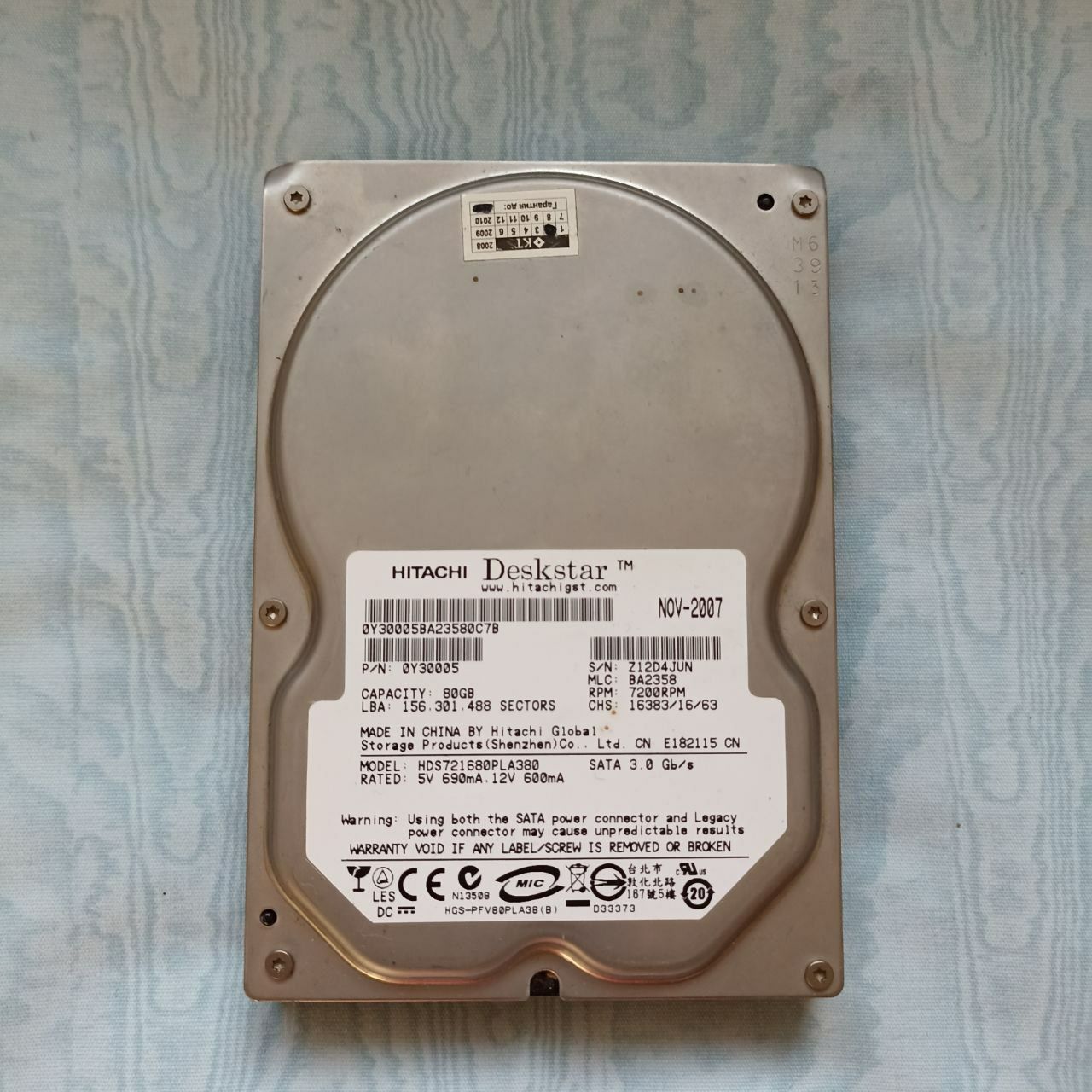 Жесткие диски HITACHI, WD 80/250gb