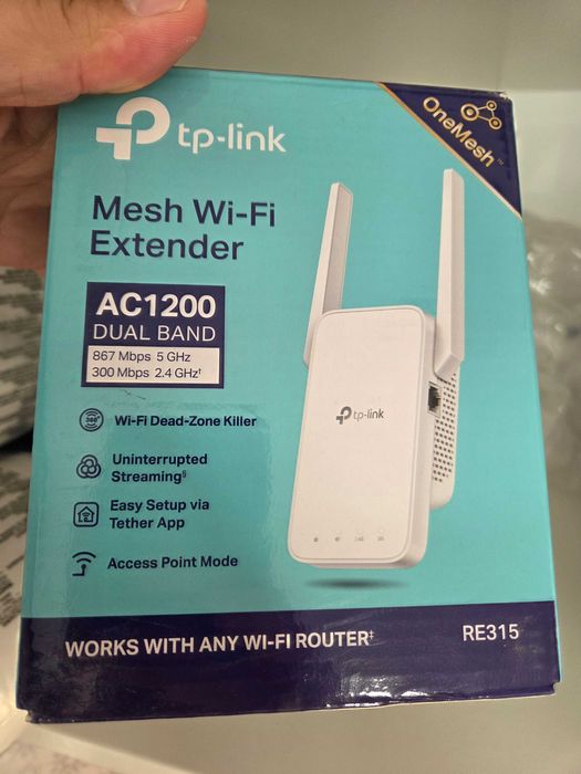 Wzmacniacz sieci TP-LINK RE315 2.4 / 5 GHz, Wi-Fi 5