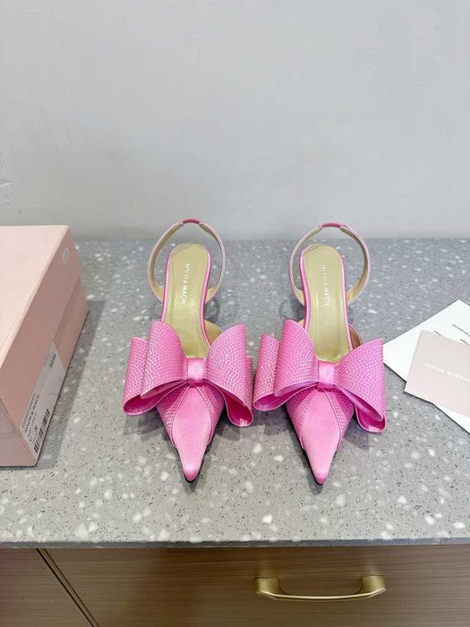 Mach 25ss Butterfly Knot Kot Obcasy Spicy Sandały, Kobiety Obcasy