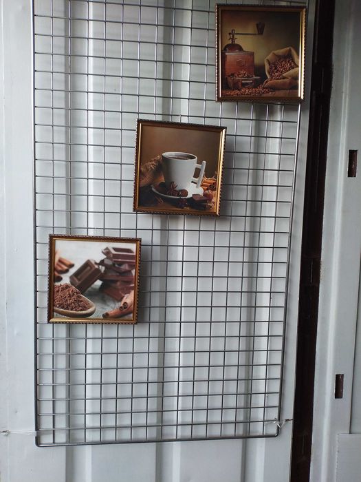 Сітка металева біла 2х1м, хромована