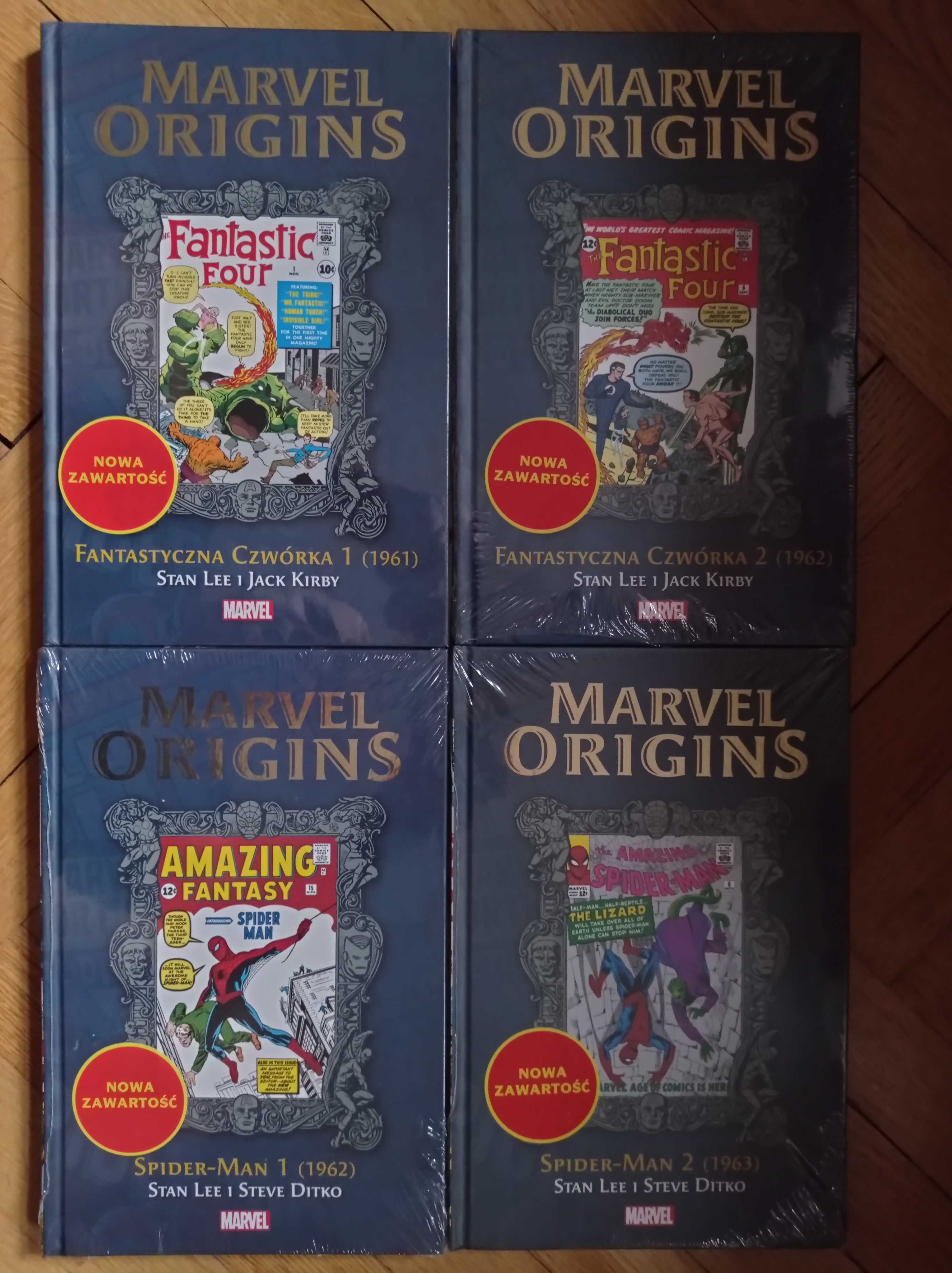 Marvel Origins Spider-man Fantastyczna 4 tomy 1-2 komiks Hachette