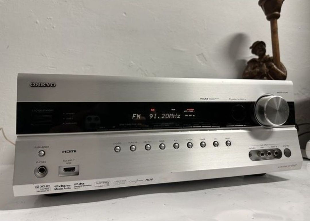 Mocny amplituner Onkyo TX-SR 607 wzmacniacz 140 watt