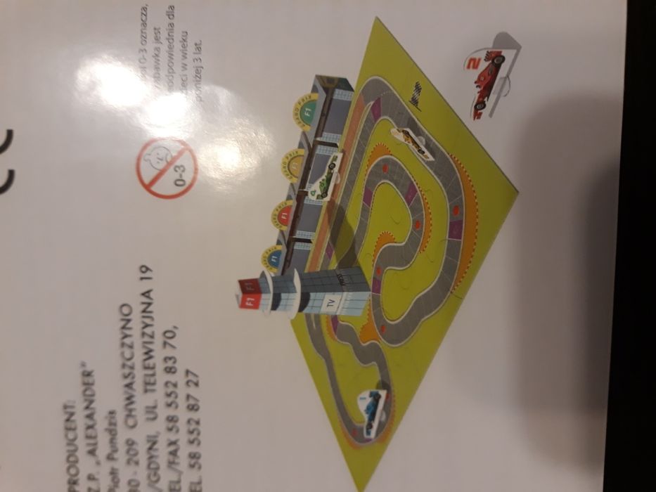 Gra planszowa Wyścigi Bolidów dla 2-4 osób