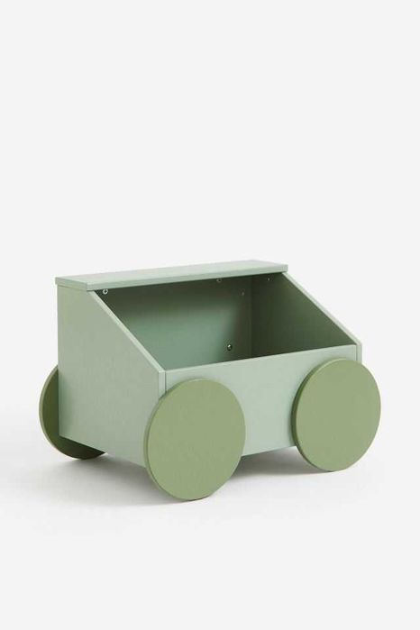 Pojemnik na zabawki drewniany H&M Home kształt wagonu