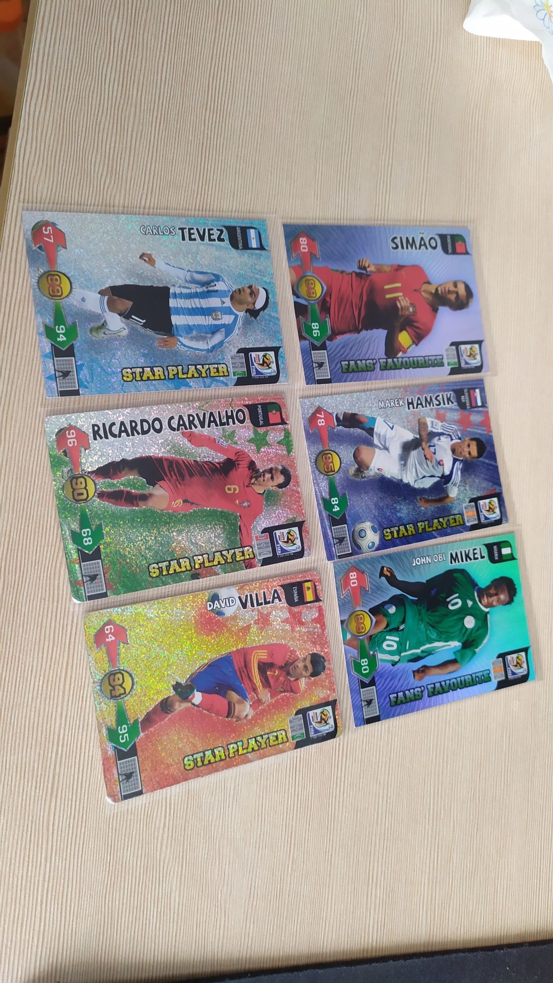 Karty Panini World Cup Africa 2010 RPA