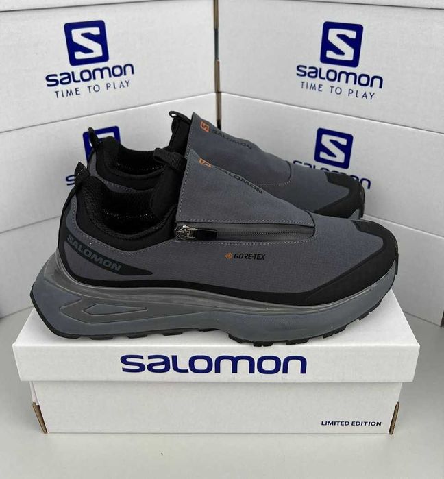 !SALE! Salomon Odyssey Gore-Tex Dark Grey Black 41 42 43 44 45 гортекс