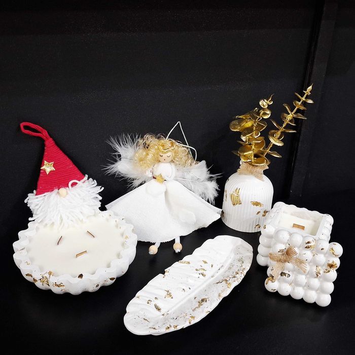 Box świąteczny- świece sojowe zapachowe