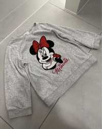 Bluza dla dziewczynki myszka minnie Disney szara rozmiar 92cm h&m