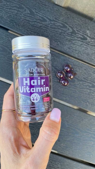 Вітамінні капсули для волосся SADOER Hair Vitamin в асортименті