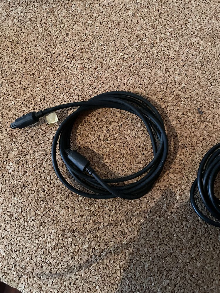 Cabo coaxial preto