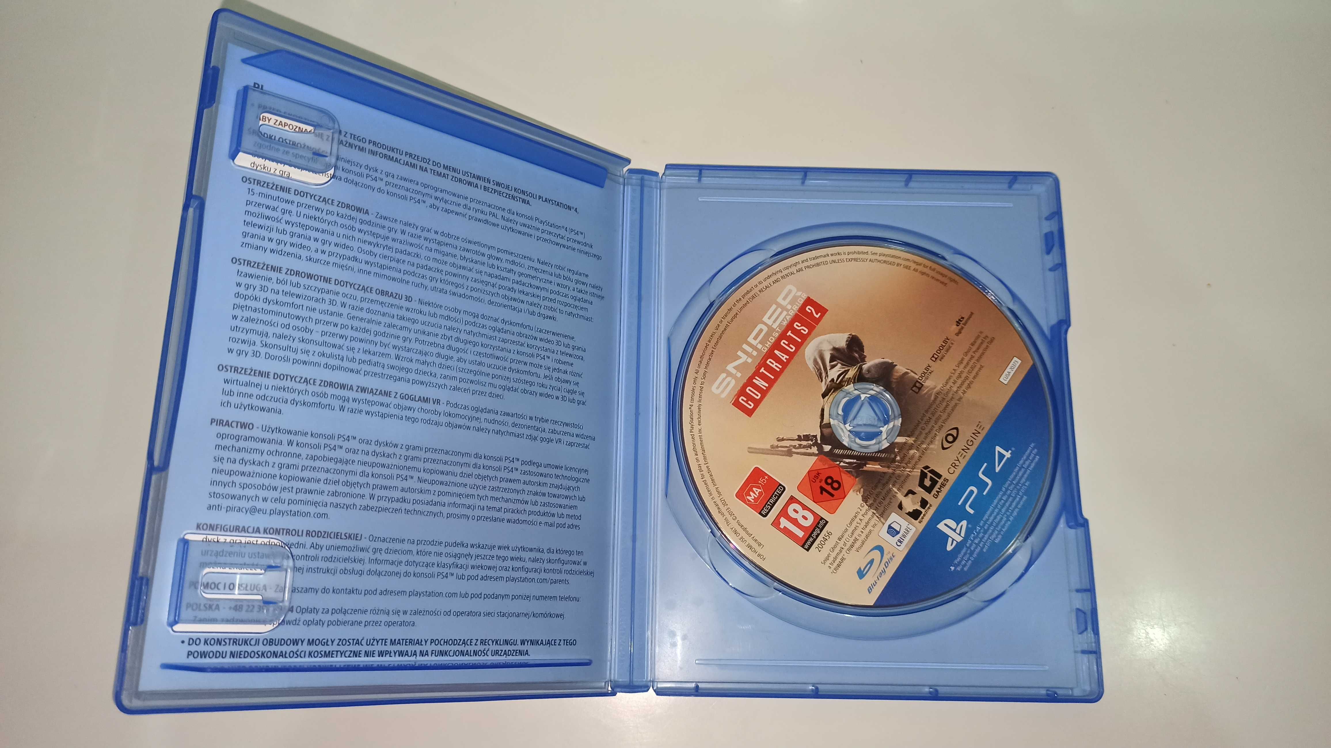 ps4 SNIPER GHOST WARRIOR CONTRACTS 2 PL gra snajperska , polska dystry