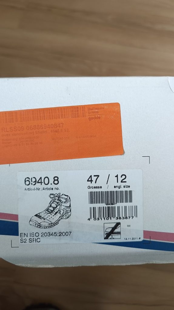 Uvex S2 SRC buty BHP r.47