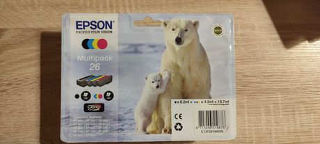 Tusze Epson 26 Multipack NOWY do 08.2023