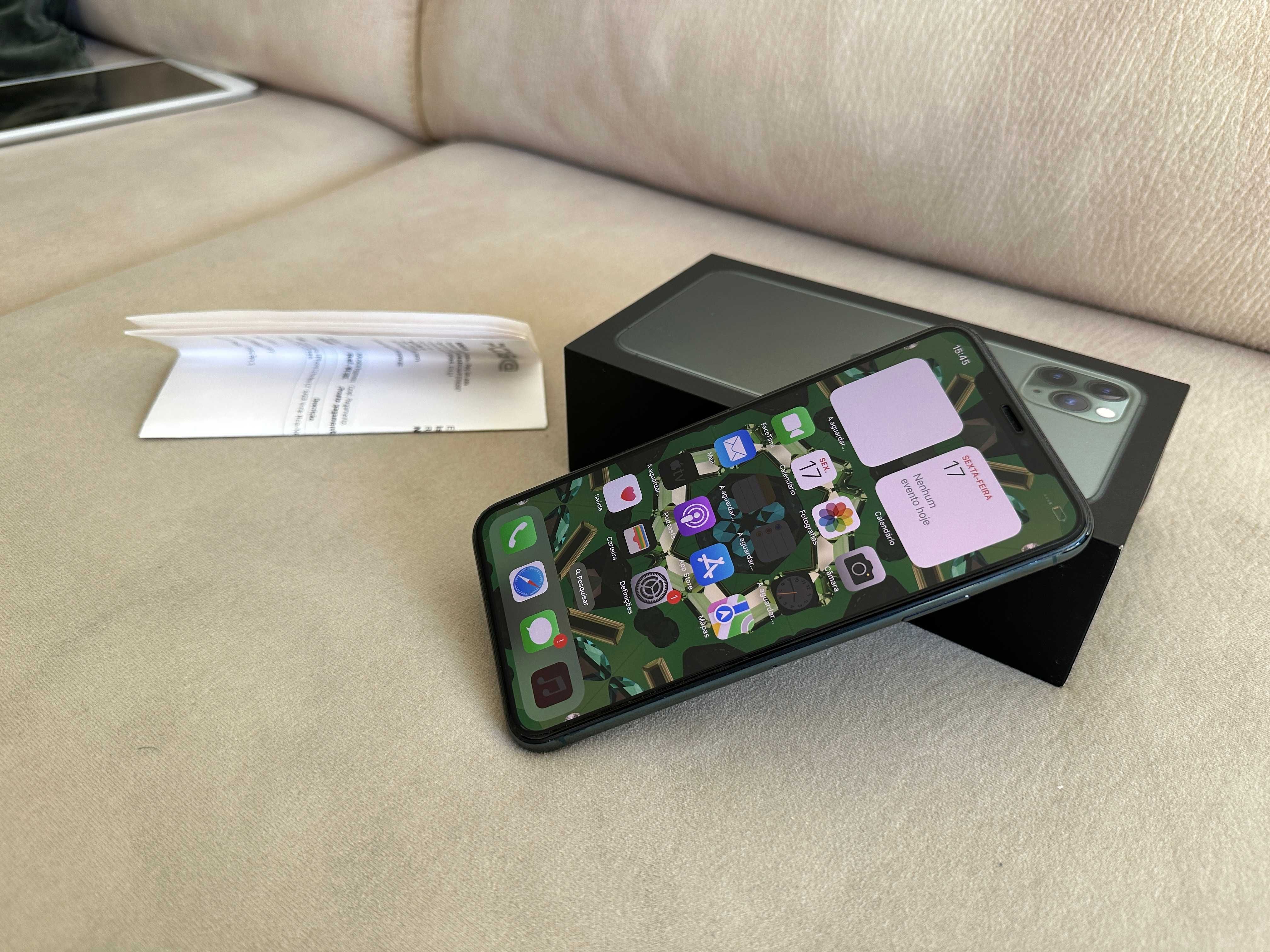 Vendo troco iPhone 11 Pro Max 64Gb Verde C/Fatura Nacional