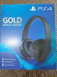 Ps4 wireless headset gold