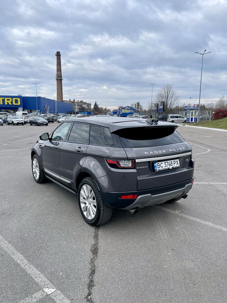 Range Rover Land Rover Evoque максимальна комплектація