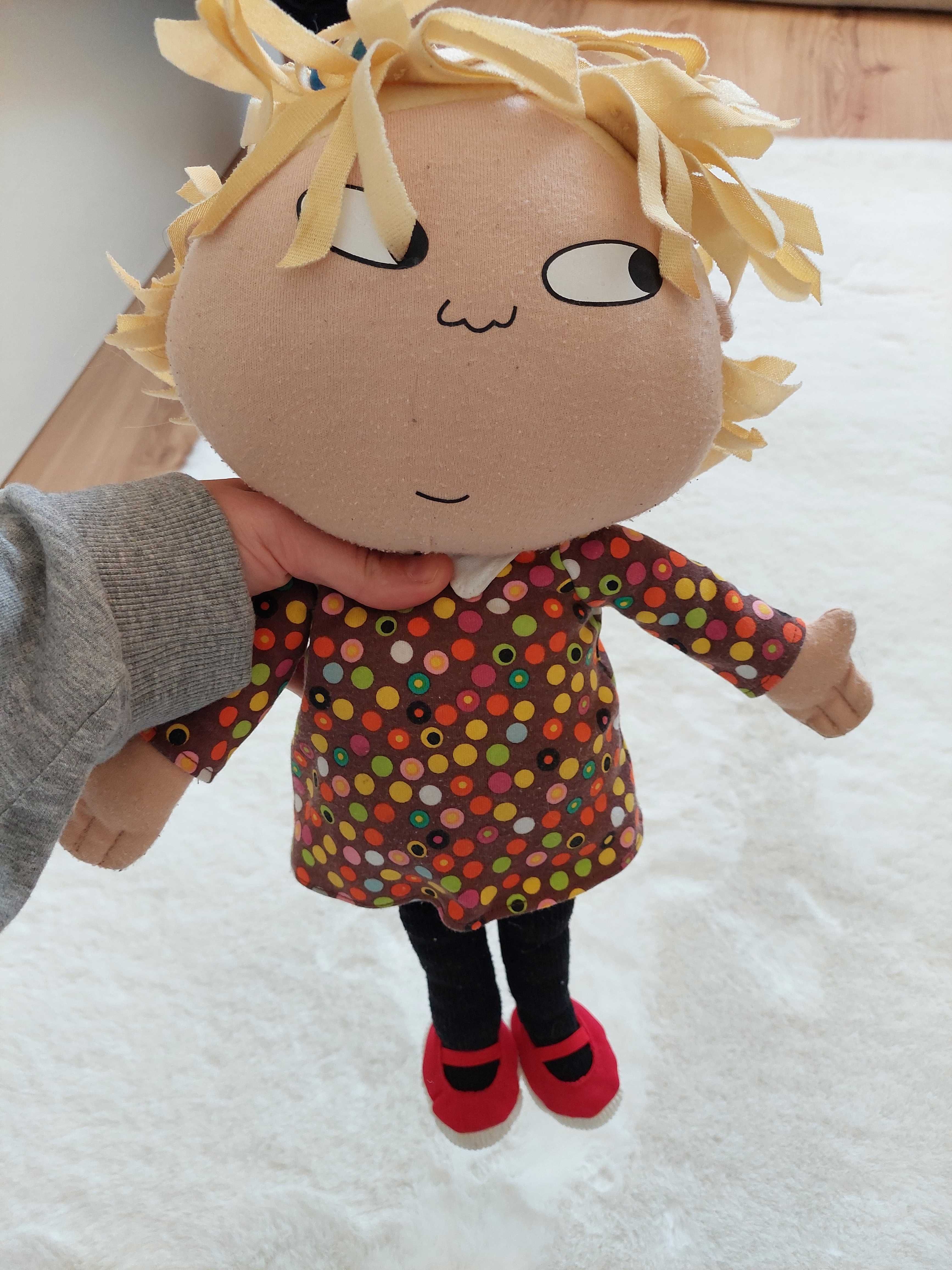 maskotka Lola mówiąca z bajki, książki "Charlie i Lola"  duża !