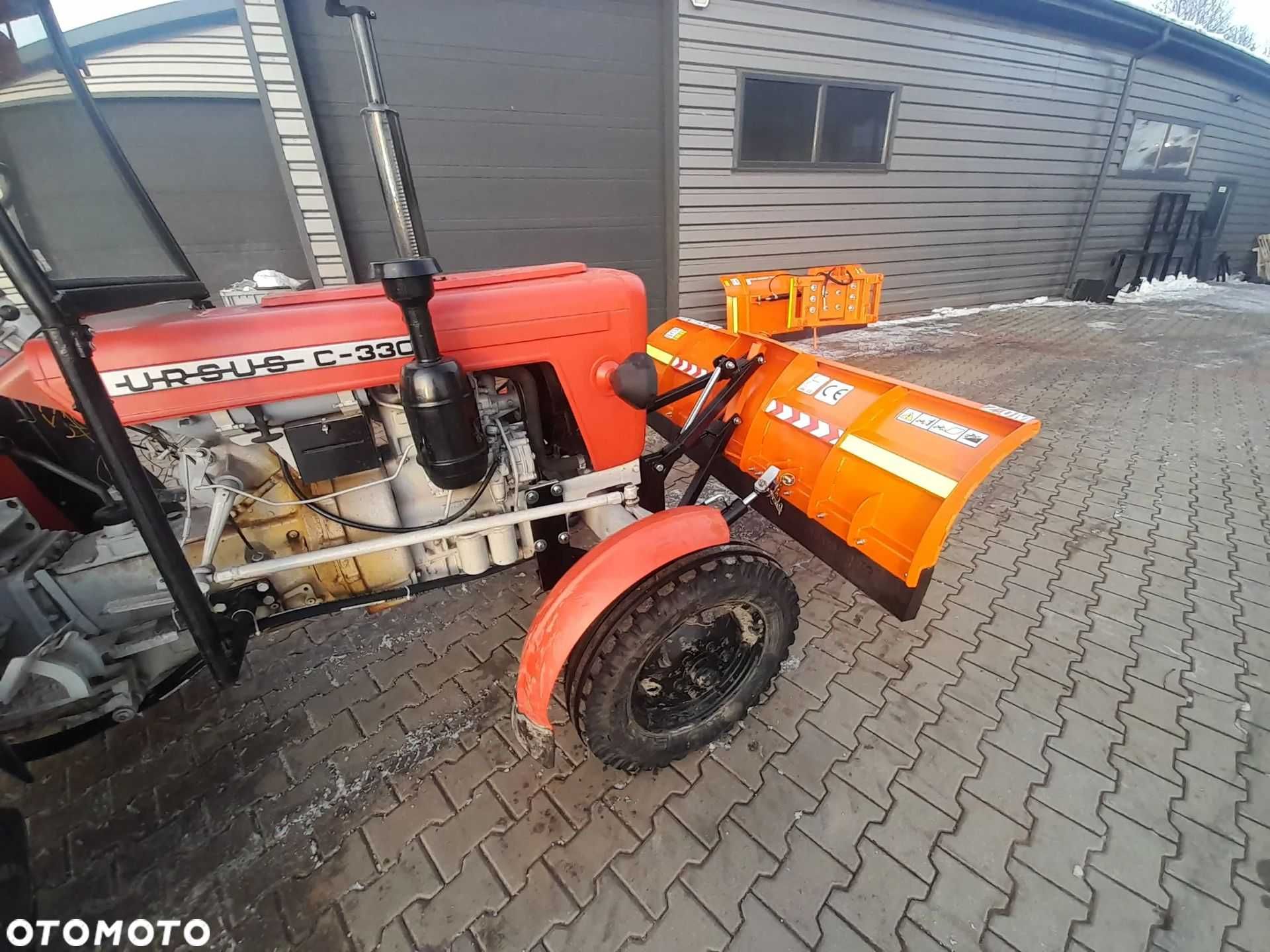 Pług do śniegu do traktora ciągnika c330 c360 zetor mf255 t25