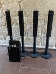 Colunas sistema 5.1 com 1000 W