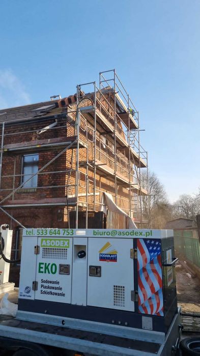 Piaskowanie, Sodowanie elewacji Profesjonalne oczyszczanie mobilnie 17