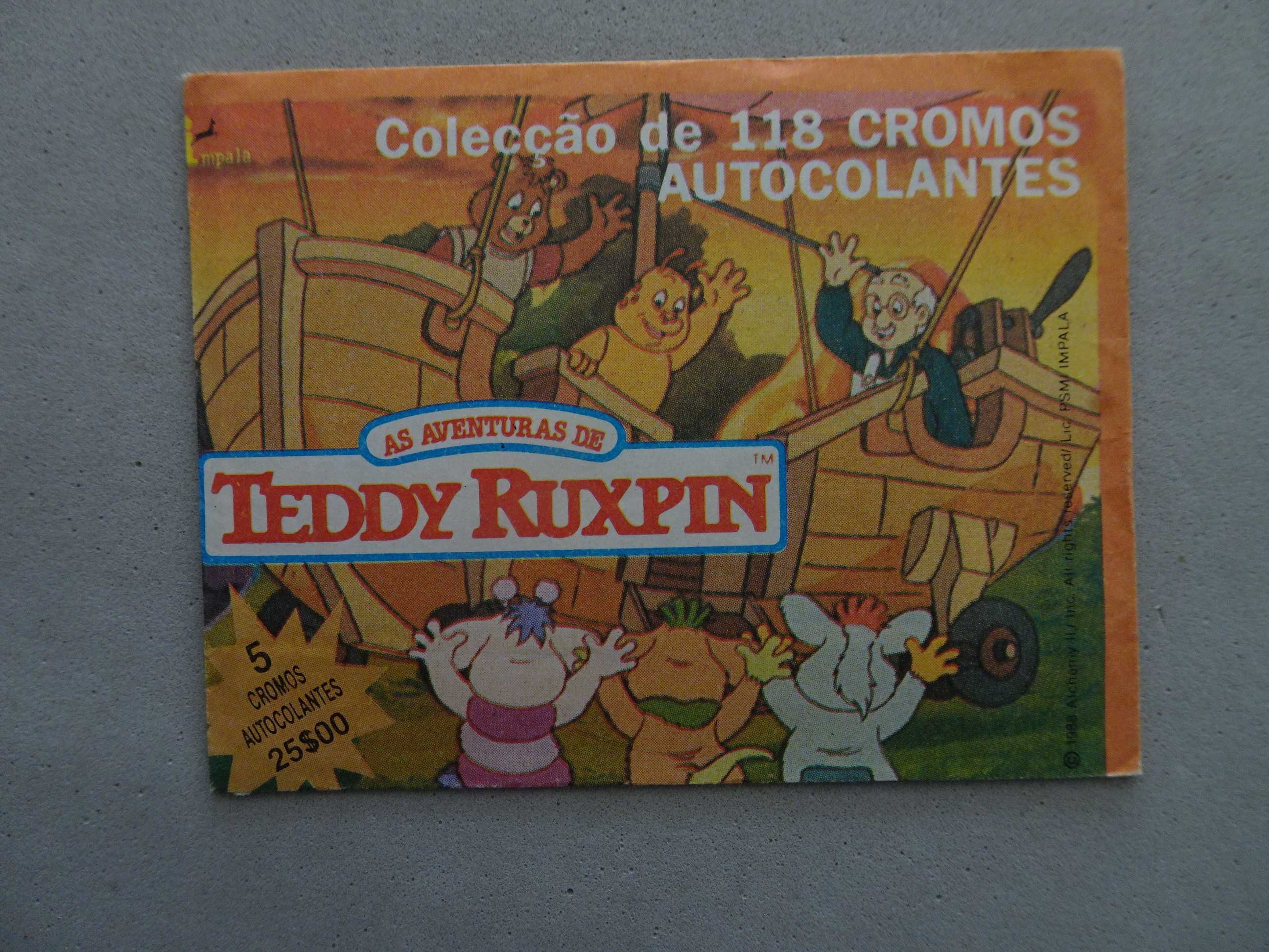 Carteira de cromos fechada - As aventuras de Teddy Ruxpin