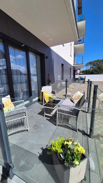 Mielno Apartamenty Mielno Black&White and Yellow w Centrum