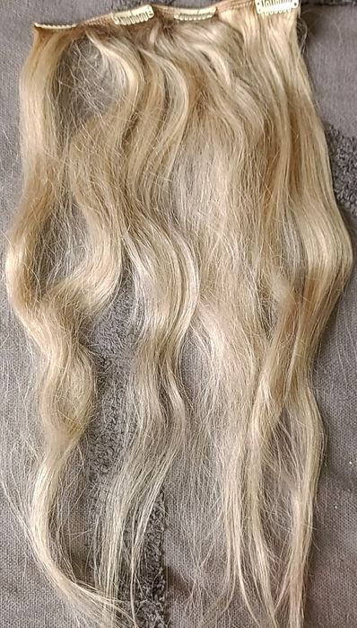 Треси з натурального волосся. Волосся на заколках.  Натуральне волосся