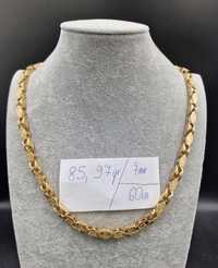 Łańcuszek złoty wzór Cartier próba 585 14 karatowe