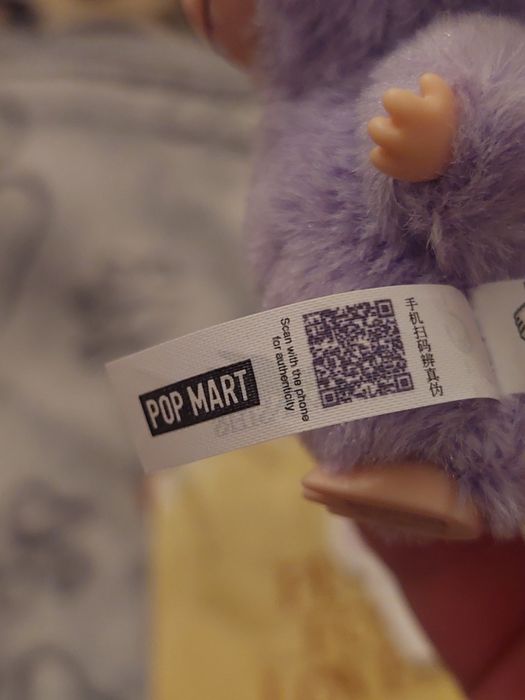 Oryginalna Labubu Pin for Love ? mała fioletowa Pop Mart tanio