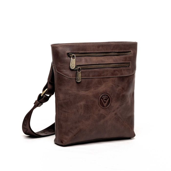 Сумка через плечо мужская / Чоловіча шкіряна сумка VS048