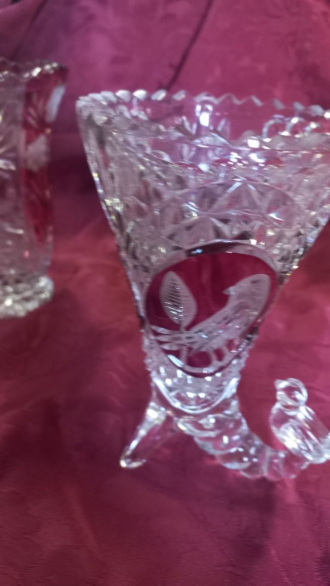 3 peças em cristal impecável