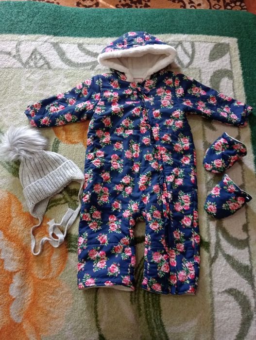 Демісезонний комбінезон , шапка