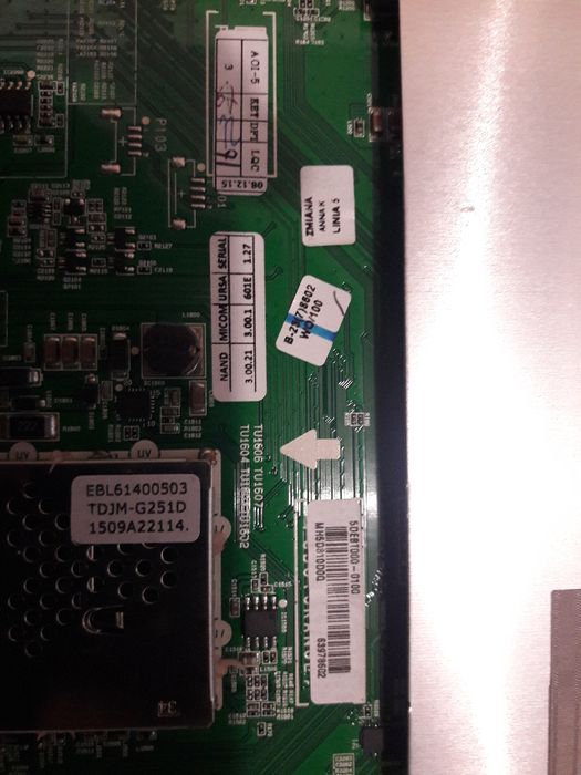 Материнская плата от телевизора LG 5DEBT000-0100